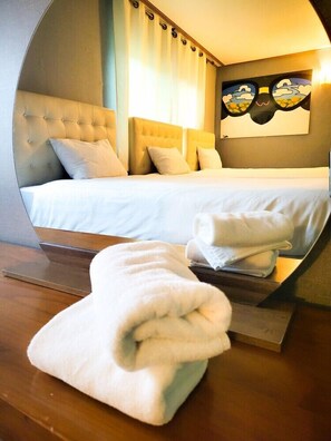 Basic Triple Room | Premium bedding, individually decorated, blackout curtains, free WiFi - EQ Stay Hotel (Jeju City)