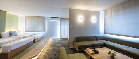 Kamar Deluks, Bebas Asap Rokok (F) | Meja kerja, Wi-Fi gratis, dan seprai linen