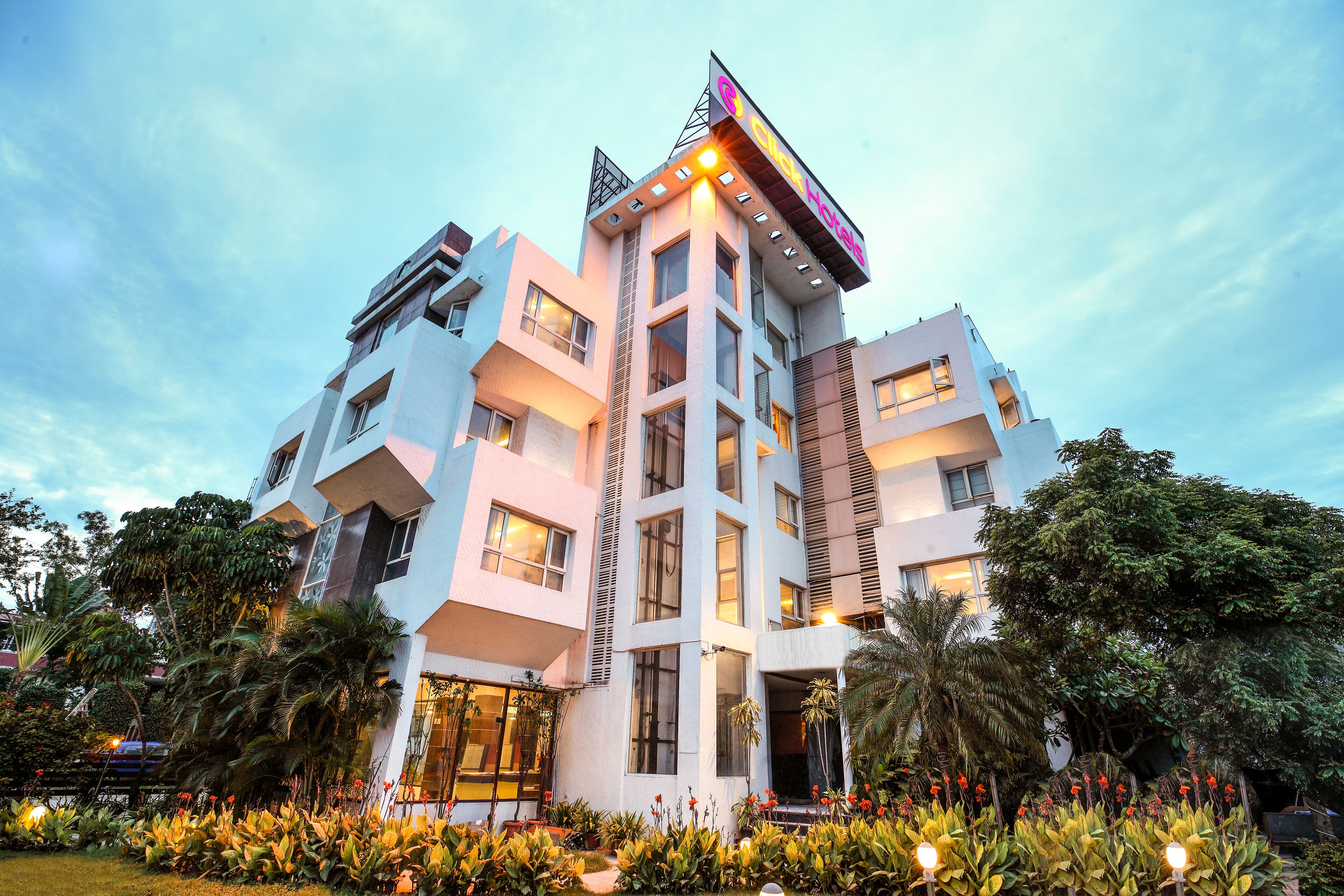 Front of property - evening/night