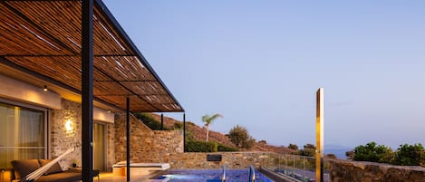 Una piscina riscaldata