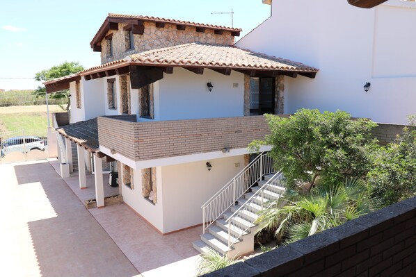 Fassade der Unterkunft