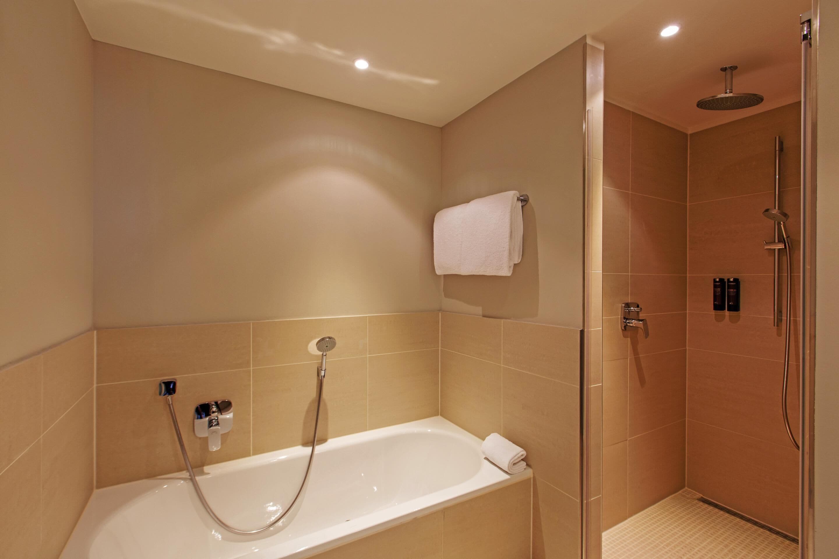 free toiletries, hair dryer, towels, soap