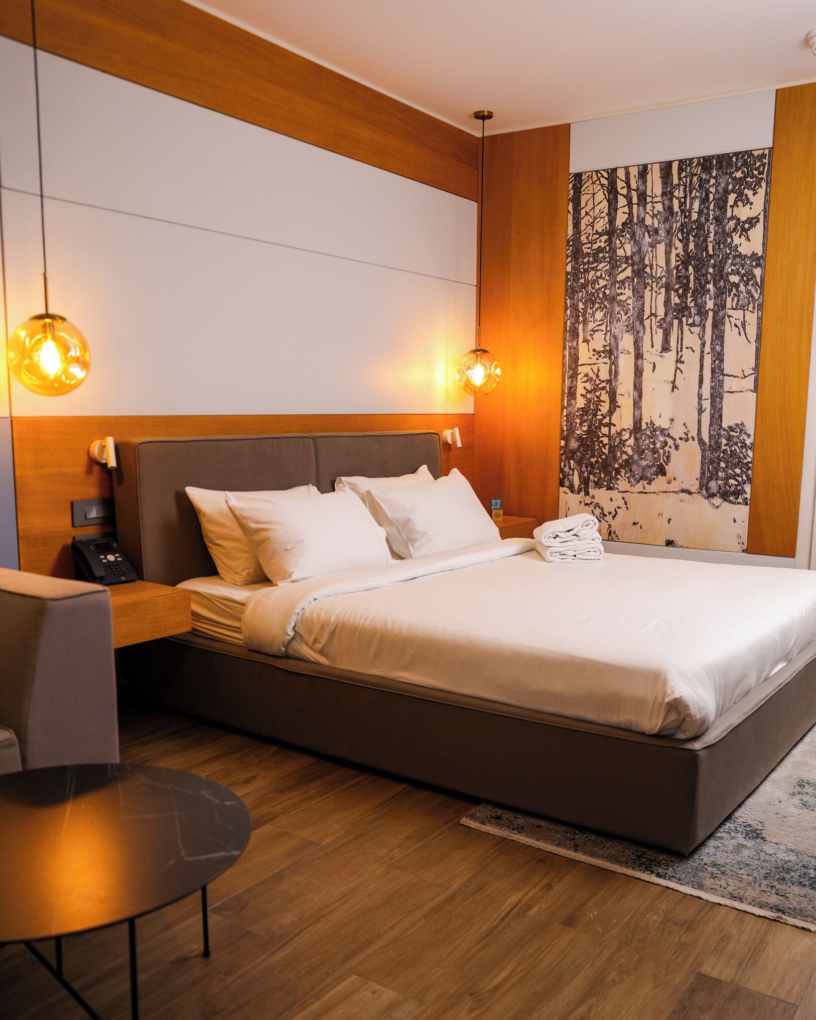 Deluxe Room | Minibar, värdeförvaringsskåp på rummet och skrivbord