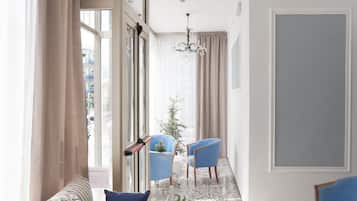 Sala de estar en el lobby