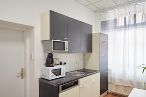 Basic Apartment | Private kitchen | Fridge, microwave, stovetop, dishwasher - Modern Apartment in The Heart of Vienna 1 (Vienna)