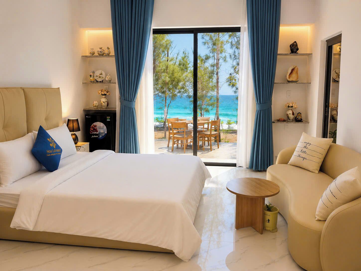 Sunrise Sea Villa | Premium bedding, memory-foam beds, minibar, desk