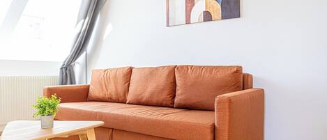 อพาร์ทเมนท์ | 1 ห้องนอน, เตารีด/โต๊ะรีดผ้า, Wi-Fi ฟรี, ผ้าปูที่นอน