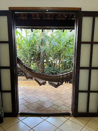 Twin Room, Accessible, Garden Area | Veranda. Premier Garden Hotel