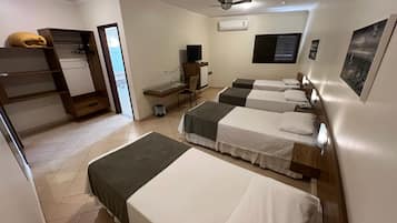 Quadruple Room, Tower | Minibar, desk, laptop workspace, free cribs/infant beds
