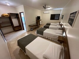 Quadruple Room, Tower | Minibar, desk, laptop workspace, free cribs/infant beds