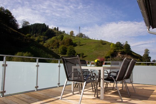 Apartment with a large roof terrace in MĂŒnstertal in the Black Forest