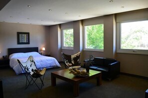 Desk, blackout curtains, free WiFi, bed sheets