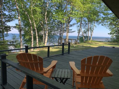 Spectacular sunrises over the bay