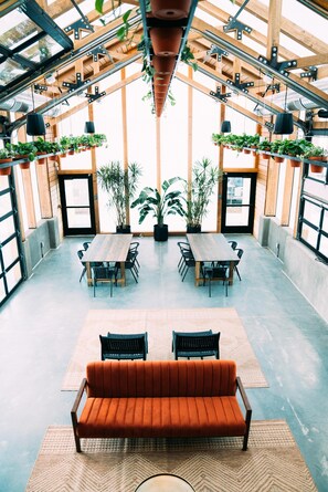 Sitteområde i lobbyen