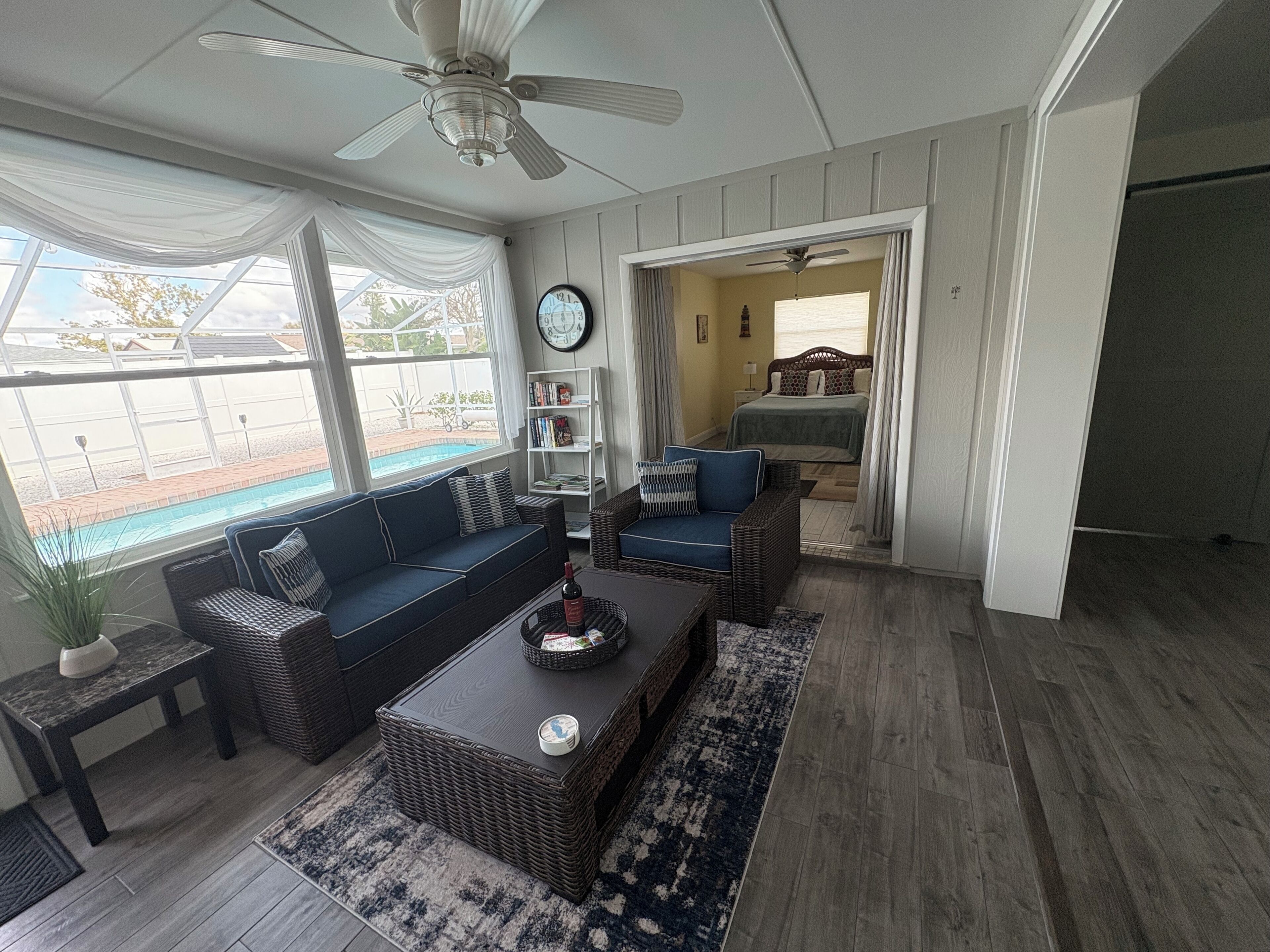 Lanai with 3rd bedroom access