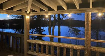 Lakefront Cabin w/ Hot Tub, Views & Fireplace