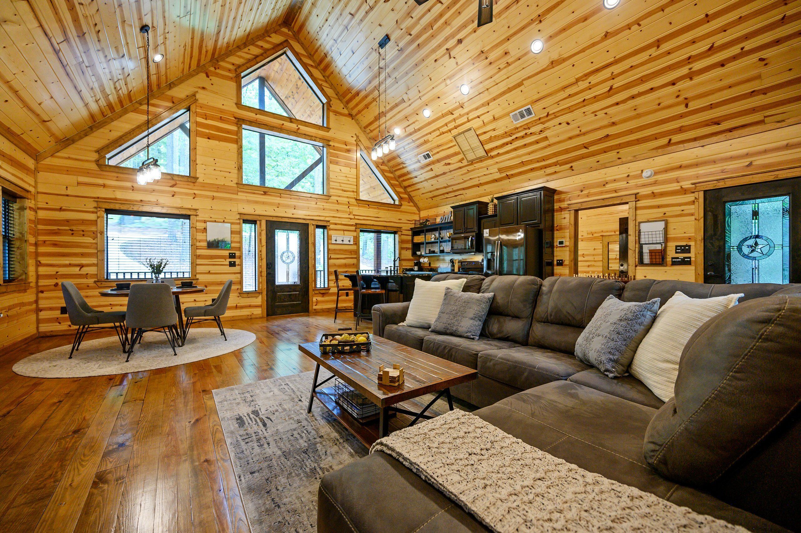 Smart TV, fireplace, video games, books