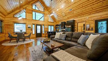 Smart TV, fireplace, video games, books