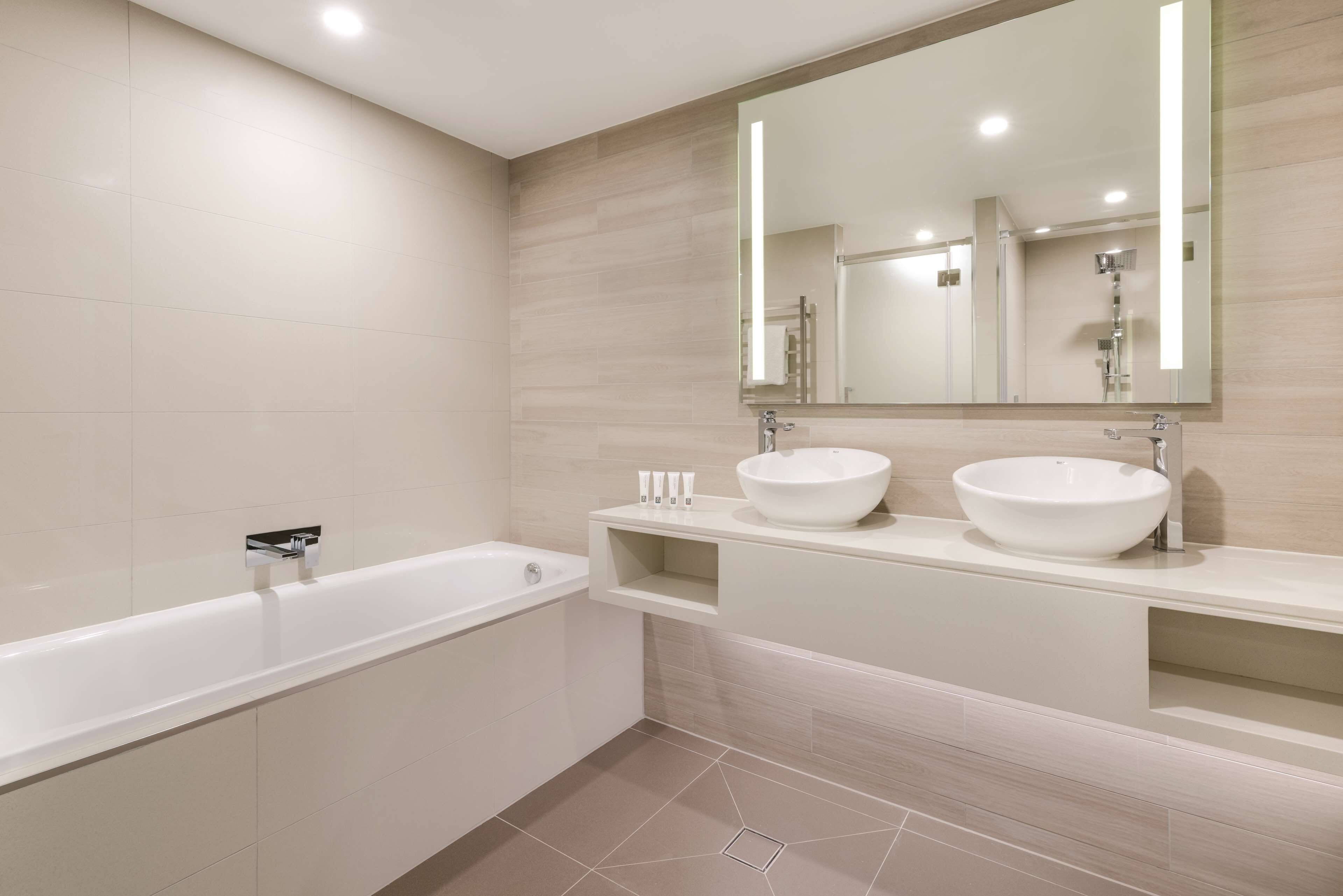 free toiletries, hair dryer, towels