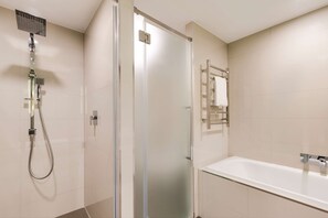 Free toiletries, hair dryer, towels