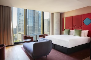 Premium bedding, pillow-top beds, minibar, in-room safe