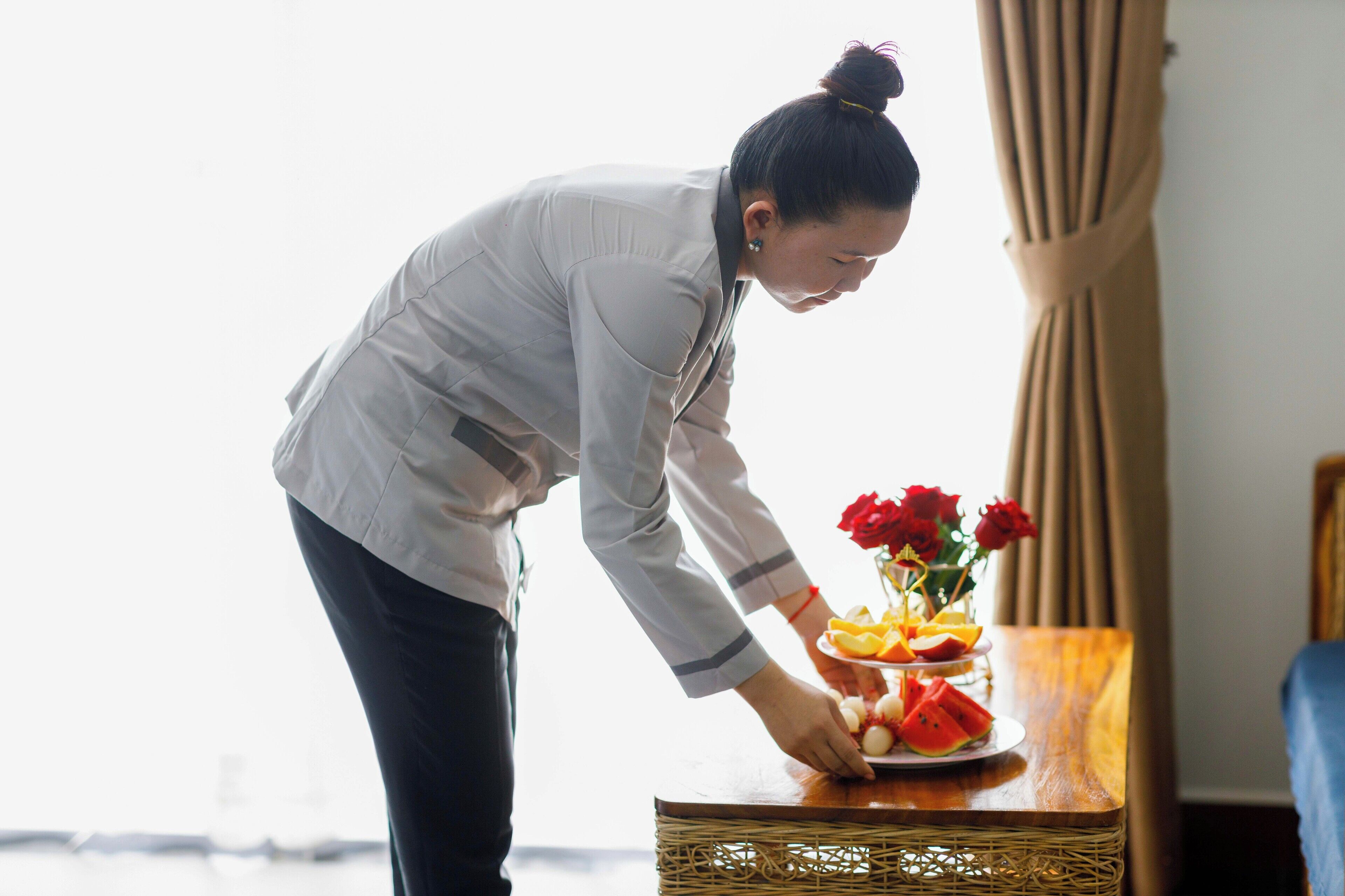 Deluxe Double Room with Balcony | Ruang tamu