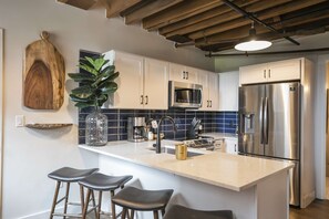 Fridge, microwave, oven, dishwasher - Combine Two Luxury Condos ~ Large Groups ~ Pool ~ Near Downtown ~ Gated Free Parking ~ Shuffleboard (Nashville)