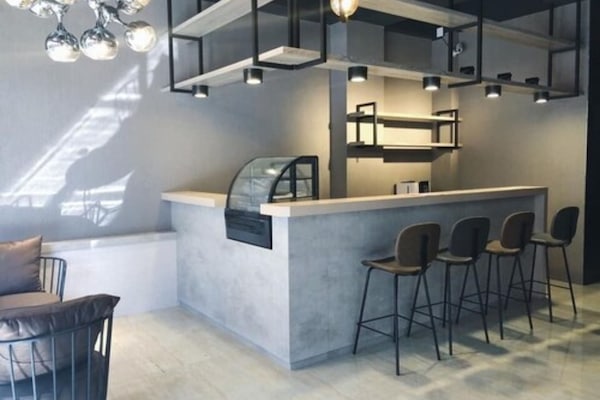 Sitteområde i lobbyen