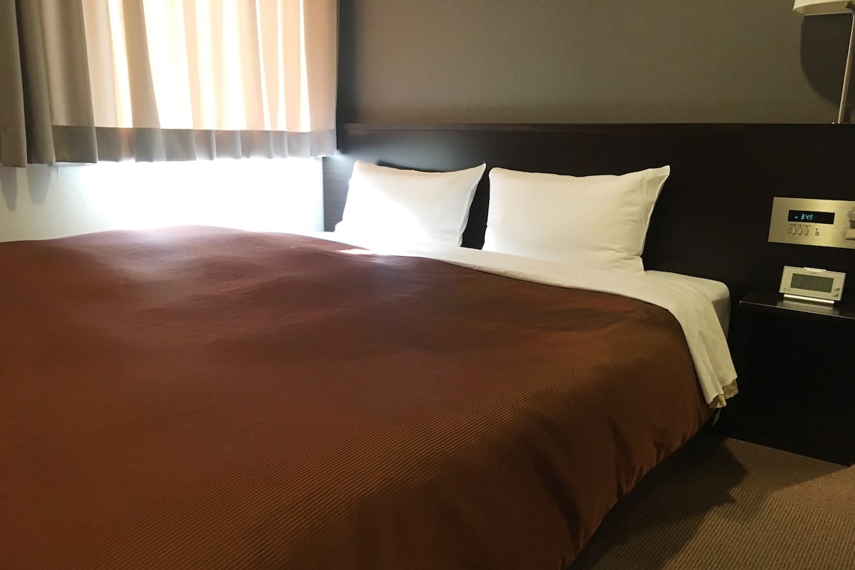 Desk, blackout curtains, iron/ironing board (on request), free WiFi