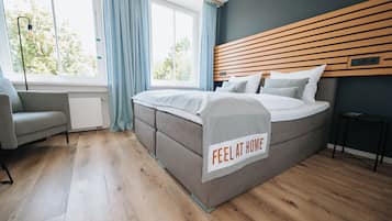 Doppelzimmer | 1 Schlafzimmer, Allergikerbettwaren, individuell dekoriert