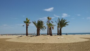 On the beach