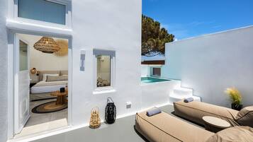 Royal Suite, Terrace, Partial Sea View | Terrace/patio