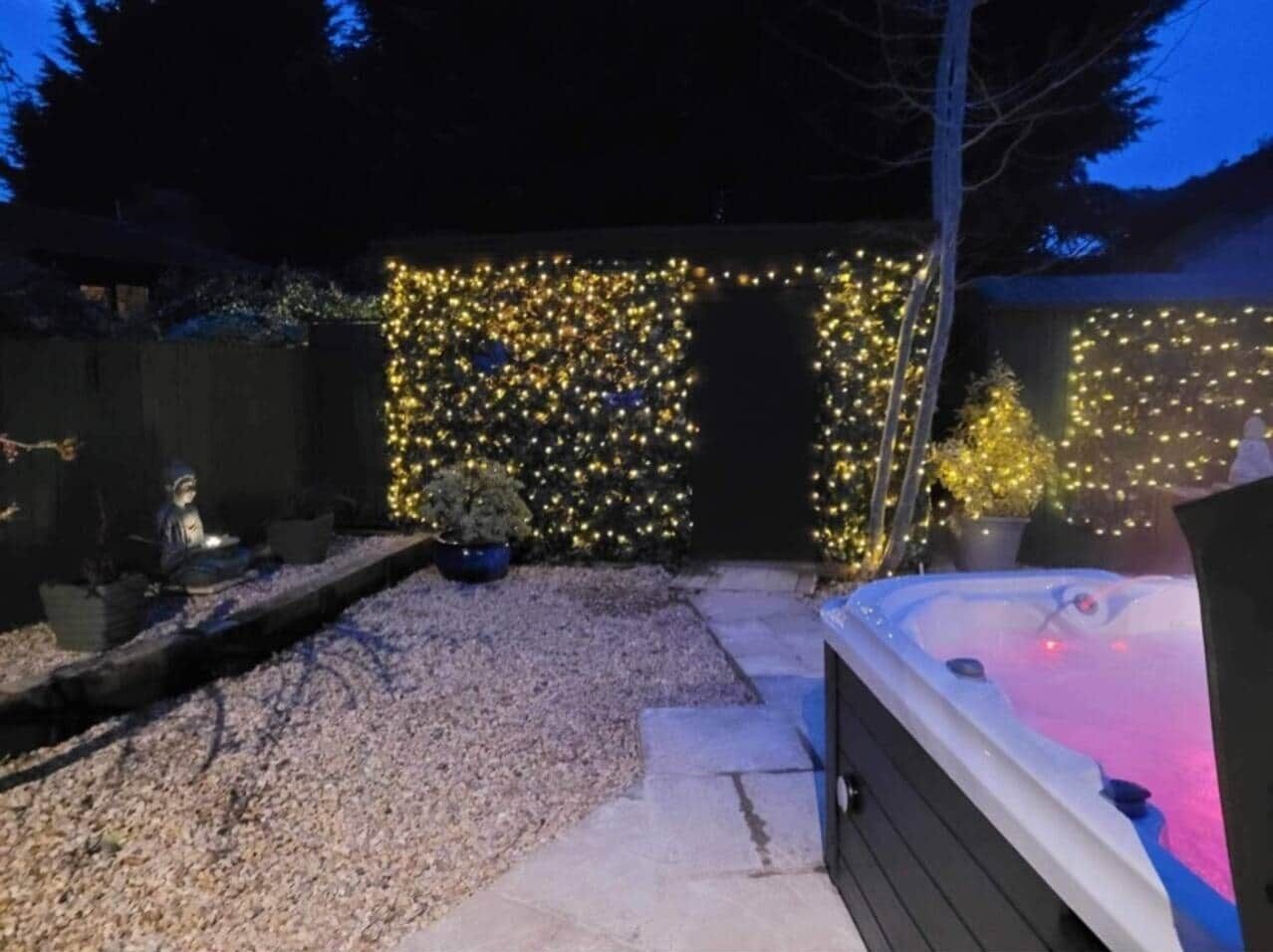 Idromassaggio all'aperto