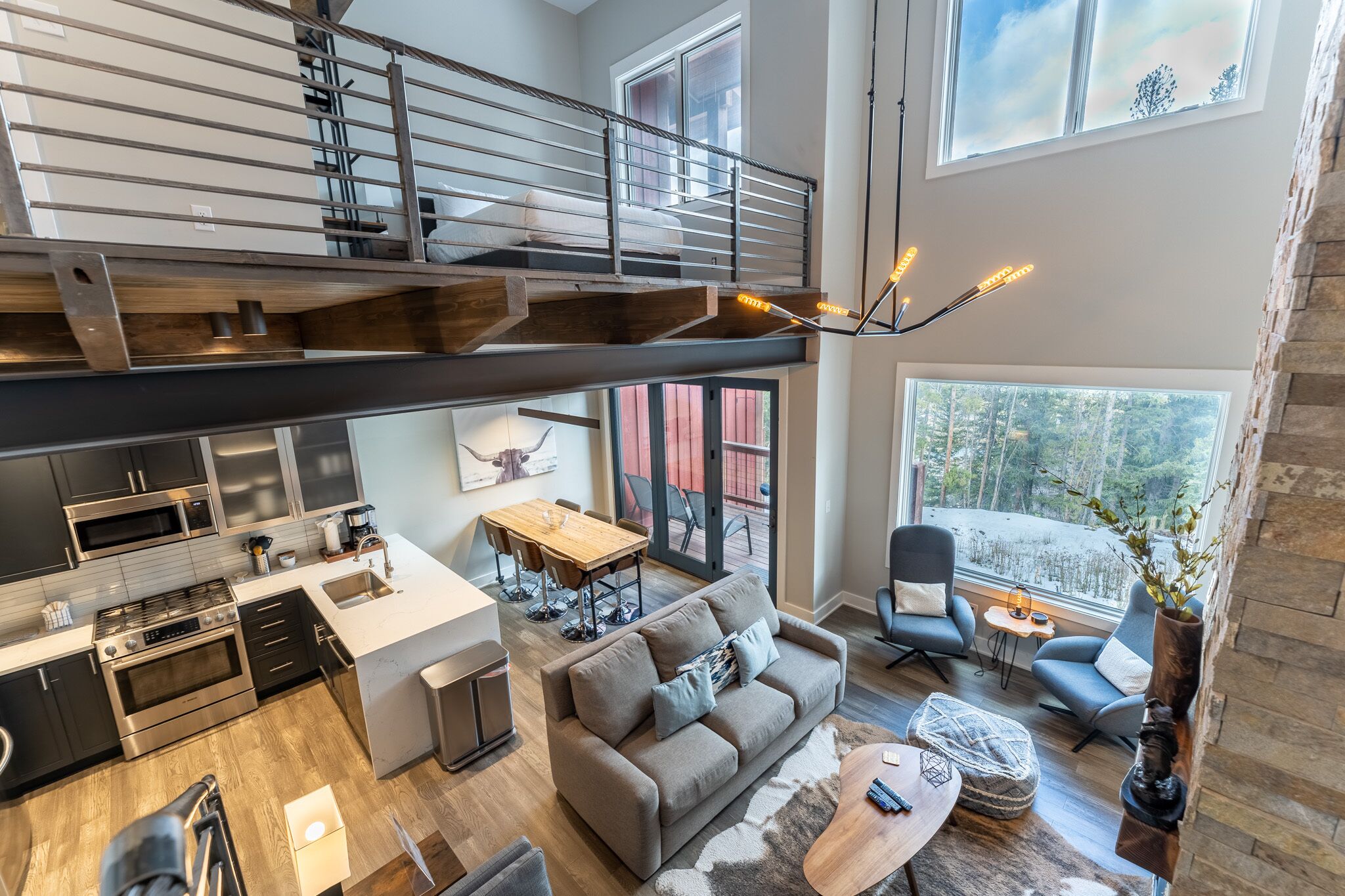 New Construction Condo in Keystone, Shuttle to Lifts, Wooded Views, Loft