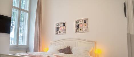 Lägenhet | 1 sovrum, strykjärn/strykbräda, gratis wi-fi och sängkläder