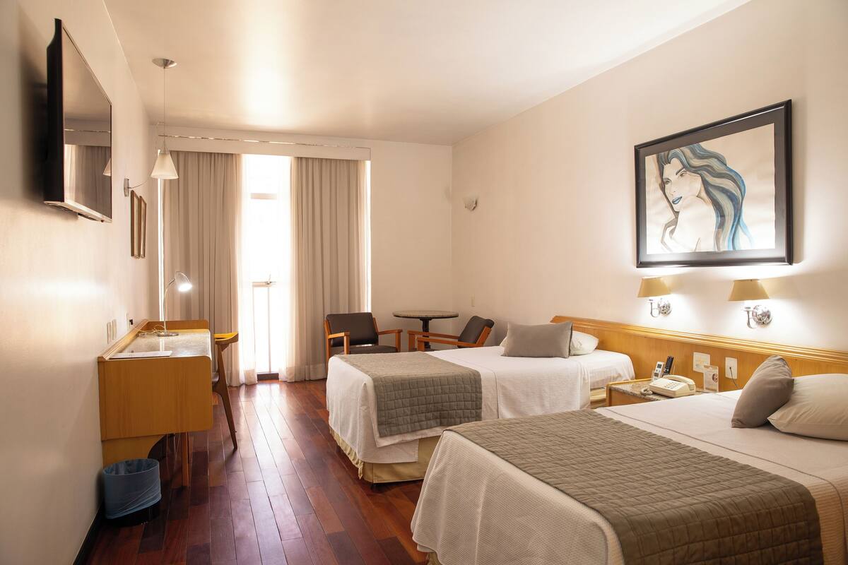Apartamento Duplo Standard | 1 habitación, minibar, insonorización y ropa de cama