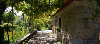 Small farm by the river