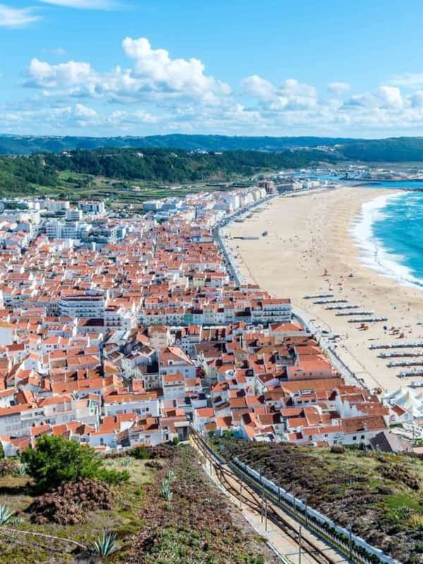 On the beach, white sand