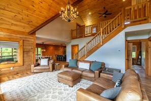 TV, fireplace, video games, offices