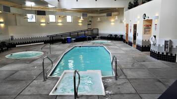 Indoor pool, a heated pool