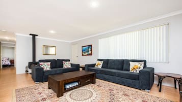 TV, lareira