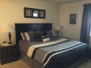 2 bedrooms, iron/ironing board, travel crib, free WiFi
