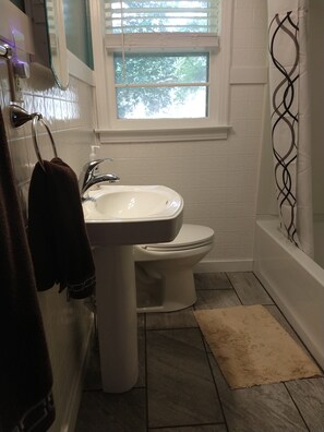 Towels, soap, toilet paper