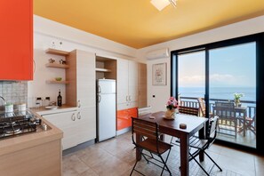 Private kitchen - APT with panoramic sea view, parking, balcony (Taormina)