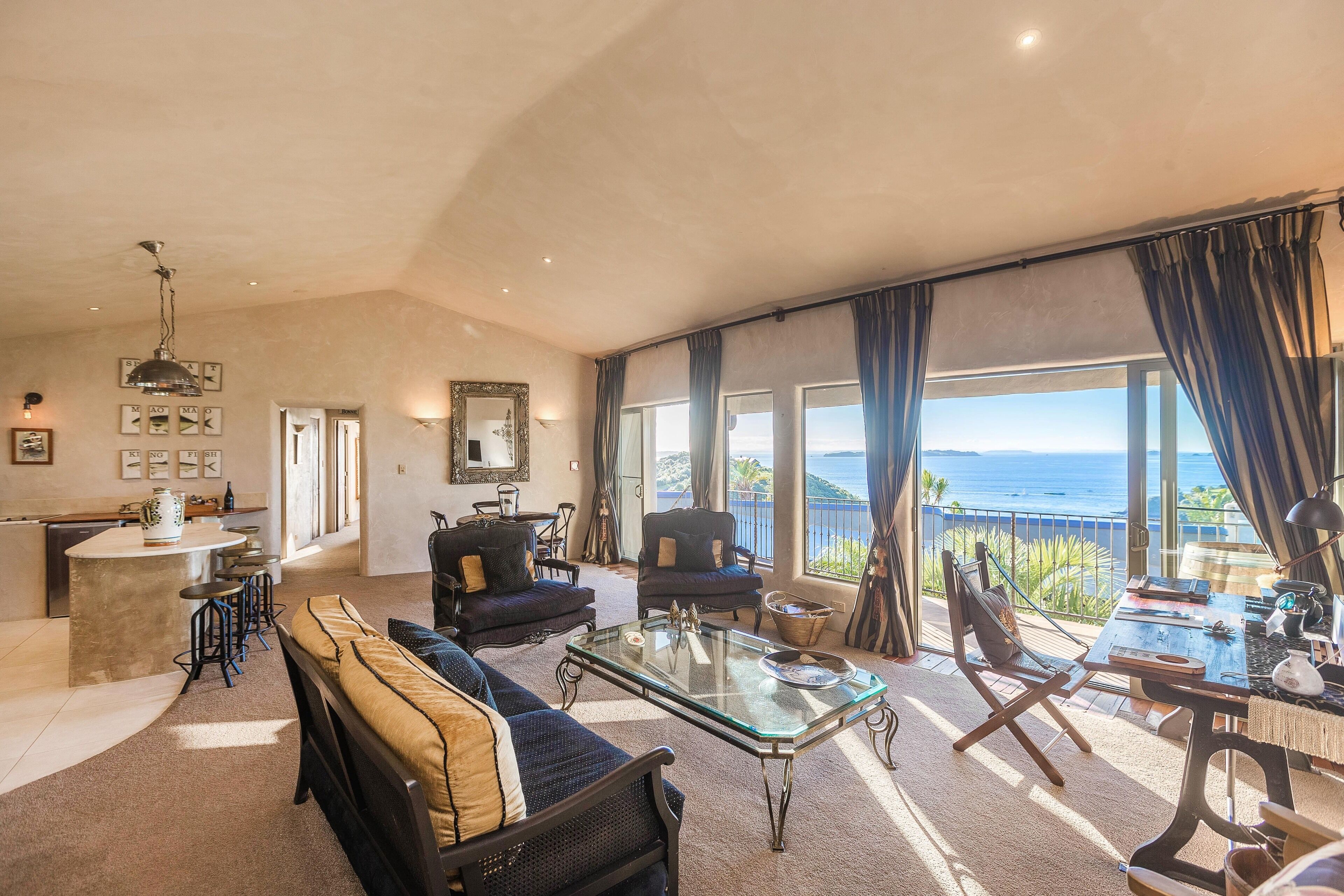 Luxury Two Bedroom Apartment | Living area | 32-inch LCD TV with satellite channels, TV