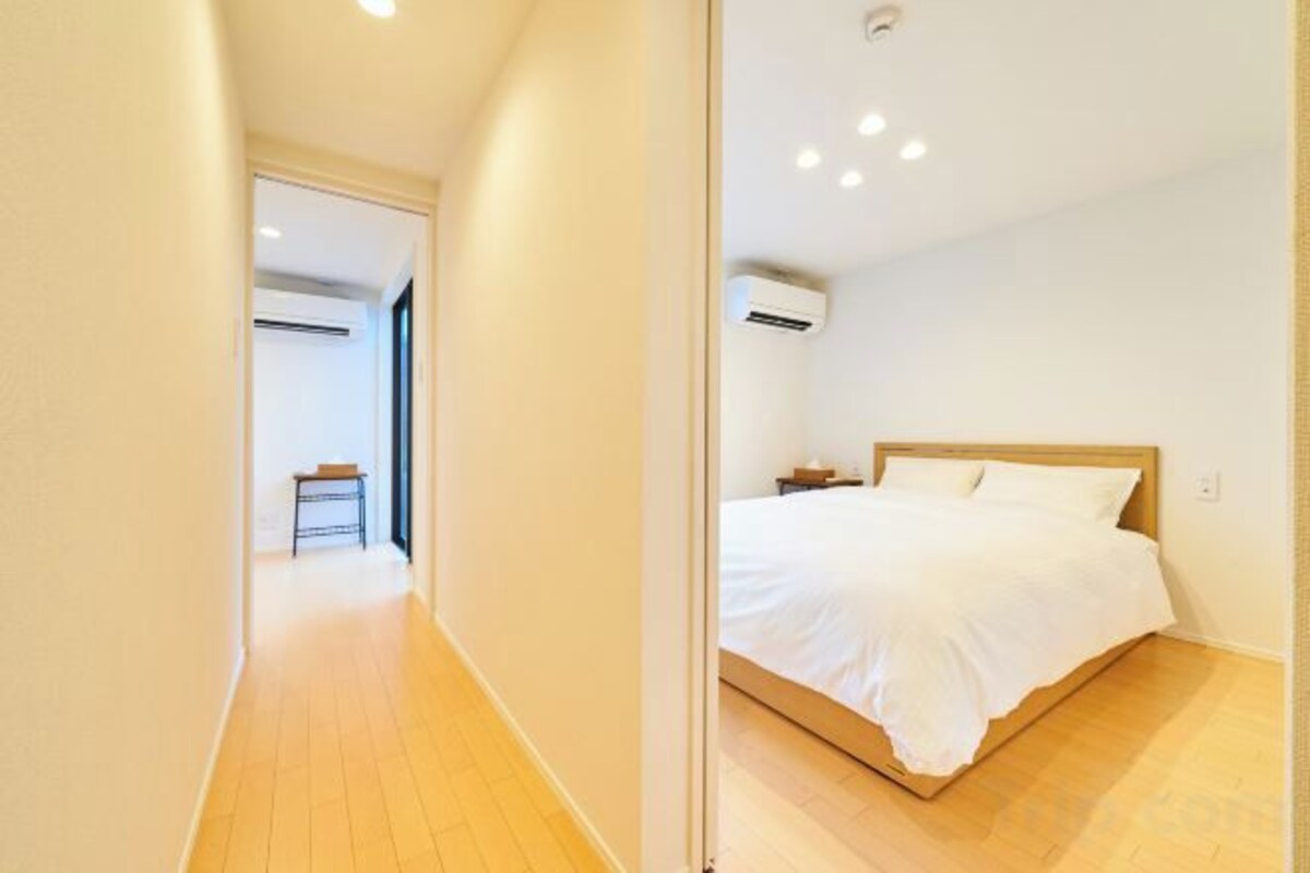 1 bilik tidur, peralatan tempat tidur premium, gebar bulu kapas 