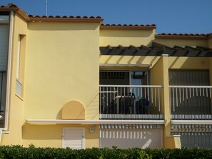 Terrace/patio - Apt 40m² 1st line on beach Richelieu (Agde)