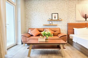 Suite | Minibar, skrivebord, skrivebord for bærbar PC og wi-fi (inkludert)