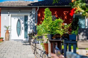 Overnatningsstedets indgangsparti