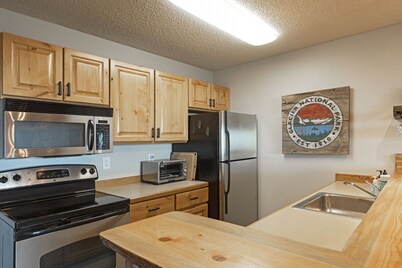 Incredible views and even better ski access! Newly remodeled ski condo